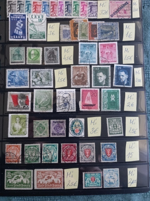 Postimerkkejä Saar, DDR 49 kpl