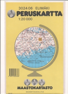 Peruskartta 1:20 000 Elimäki