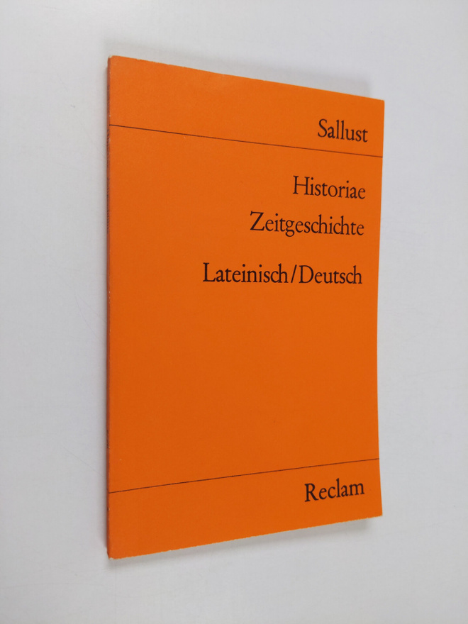 Gaius Sallustius Crispus : Historiae : fragmenta ex prooe...