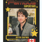 Keräilykortti Famous SUPERSTARS n:o 079 JUSTIN CHATWIN - pikkukuva 1