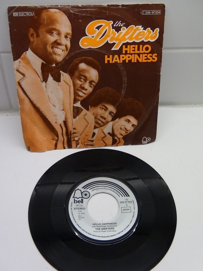 THE DRIFTERS 7´HELLO HAPPINESS, I CAN´T GET AWAY FROM YOU