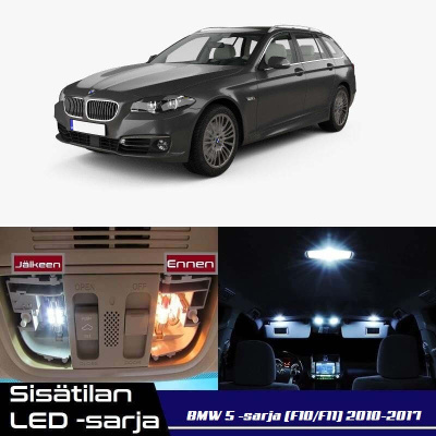 BMW 5 (F10/F11) Sisätilan LED-sarja 20-osainen