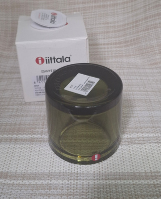 Iittala kivi tuikku sammaleen vihreä
