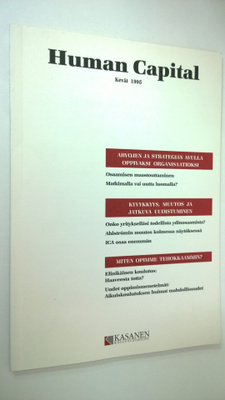 Kari (toim.) Kasanen : Human capital : Kevät 1995