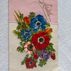 KUKKA-/Onnittelukortti Äidille! 12x21cm - pikkukuva 1