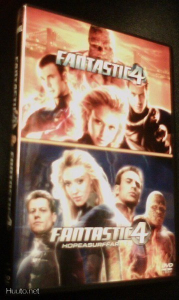 FANTASTIC 4 & FANTASTIC 4 Hopeasurffari 2DVD (Sis.pk:t)