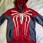 MARVEL punainen/harmaa Spider-Man vetoketjuhuppari, koko S - pikkukuva 2