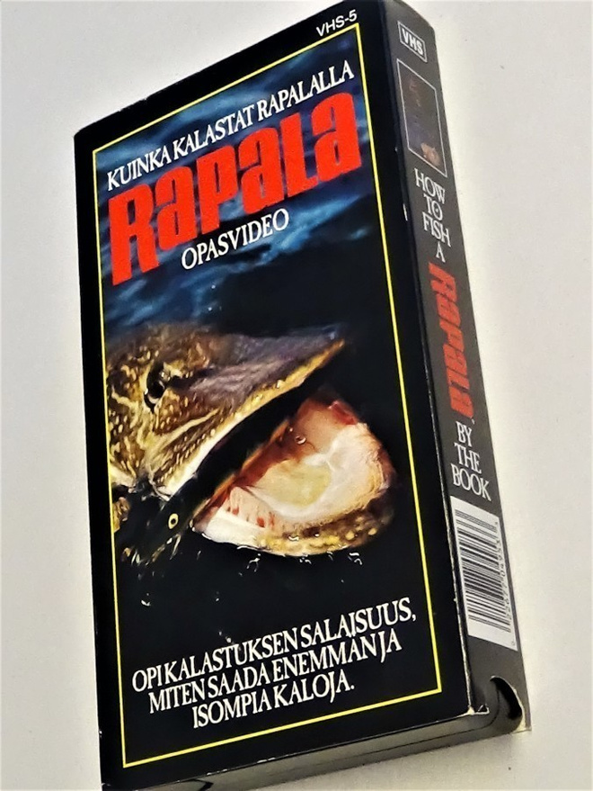 Rapala opasvideo + dvd Kuinka kalastat Rapalalla