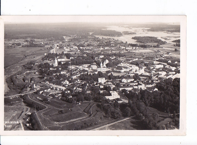 VANHA Postikortti Hamina 1930-l Karhumäki