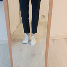 H&M Tummansiniset kapealahkeiset housut 38 - pikkukuva 1