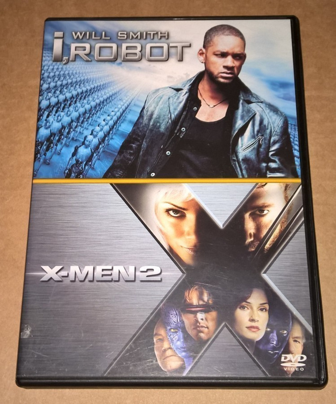 I, ROBOT & X-MEN 2   DVD X 2   TUPLA DVD