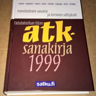 ATK SANAKIRJA 1999 KIRJA SATKU GUMMERUS, JYVÄSKYLÄ - pikkukuva 1