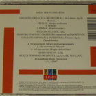 Great Violin Concertos • Bruch & Mendelssohn CD - pikkukuva 3