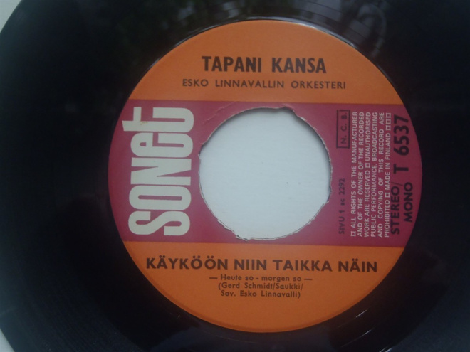 TAPANI KANSA - KÄYKÖÖN NIIN TAIKKA NÄIN 7 " Single