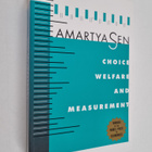 Amartya Sen : Choice, Welfare and Measurement - pikkukuva 1