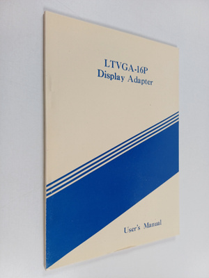 LTVGA-16P Display Adapter : User's Manual