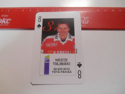 ÄSSÄT Pelikortti # Pata 8 Mika Lehto