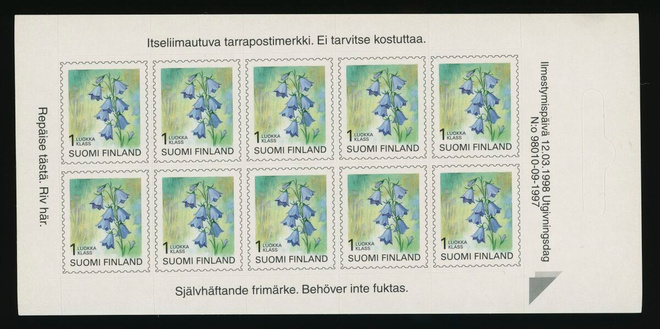 1998, Yleismerkki - tarrapostimerkki, arkki**