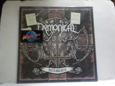 DEMONICAL - HELLSWORN EX+/EX+ SAKSA 2009 LP