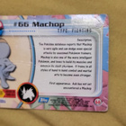 Pokemon Card TOPPS Series 1 Blue Logo #66 Machop HOLO card - pikkukuva 2