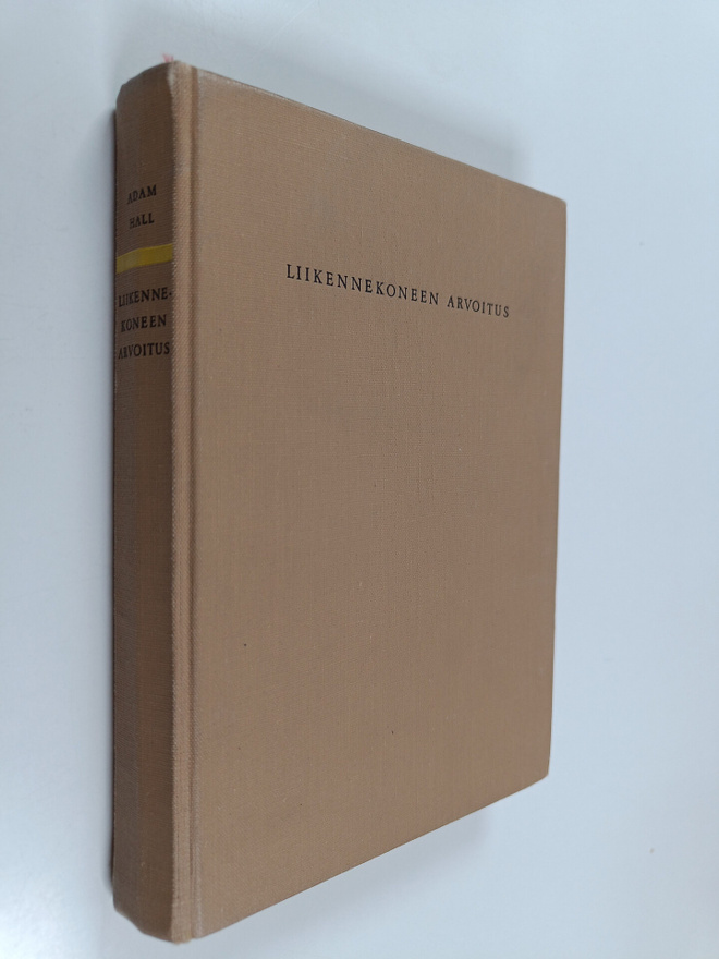 Adam Hall : Liikennekoneen arvoitus