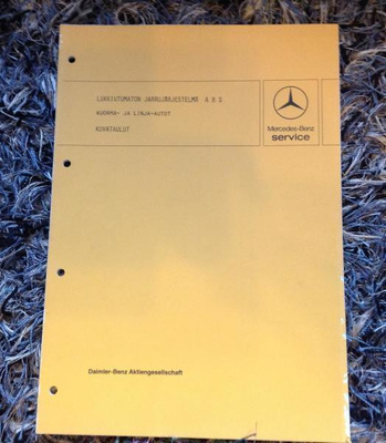 ABS-jarrut Mercedes-Benz kuorma-ja linja-autot -81,kuvataulu