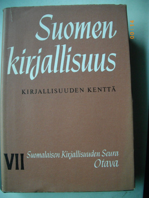 Suomen kirjallisuus VII - Kirjallisuuden kenttä