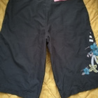 uimahousut S-koko shorsit - malliset harmaat+kukka/logo - pikkukuva 2