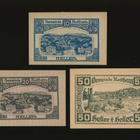 Itävalta Notgeld 10, 20, 50 Heller, Roitham 1920 - pikkukuva 1