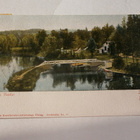 Antrea, Vuoksi, silta ja rantanäkymä, vanha väripk, p. 1906 - pikkukuva 1
