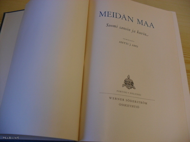 Meidän maa - toim. Antti J. Aho (sid.)
