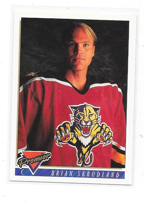1993-94 Topps Premier #26 Brian Skrudland Florida Panthers