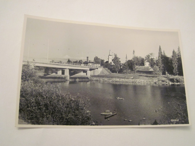 VANHA Postikortti Oulu 1950-l Alkup.Mallikappale
