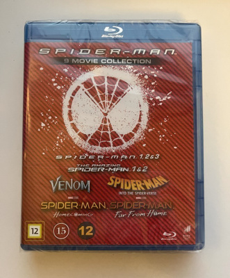 Spider-man - Complete Collection (9 disc) (Blu-ray) UUSI