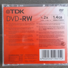 TDK DVD-RW 1.4 GB 1-2x Speed Levy DVD Kameroille - pikkukuva 2