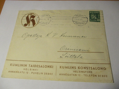 1941 Hki Kumlinin Taidesalonki