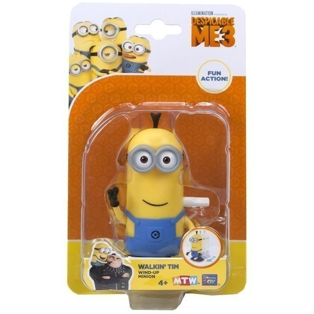 Despicable Me 3: Wind-Up Minion Walkin' Tim, Kävelee *UUSI*