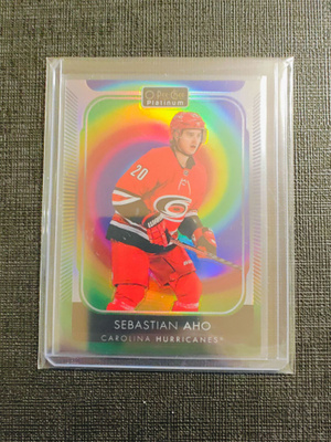 Sebastian Aho - 21-22 Opc Platinum Rainbow Color Wheel