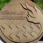 Karjala mitali. Leimalla. Siisti nauha. Pronssia. Halkaisija - pikkukuva 3