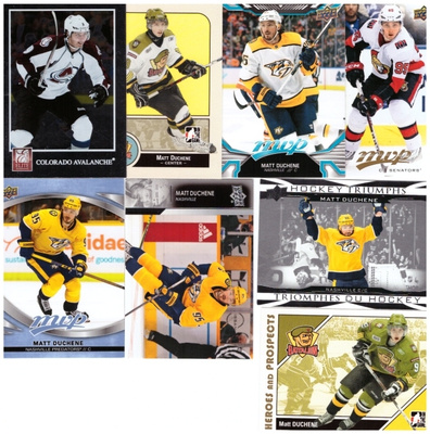 8 x MATT DUCHENE Avalance, Predators, Senators