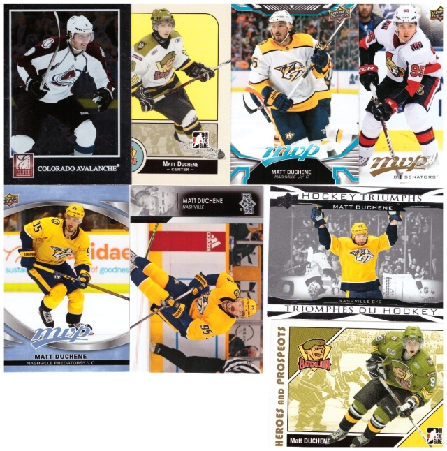 8 x MATT DUCHENE Avalance, Predators, Senators
