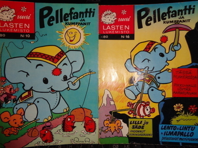 Pellefantti N:ot 10, 16, 41, 47, 50, 55