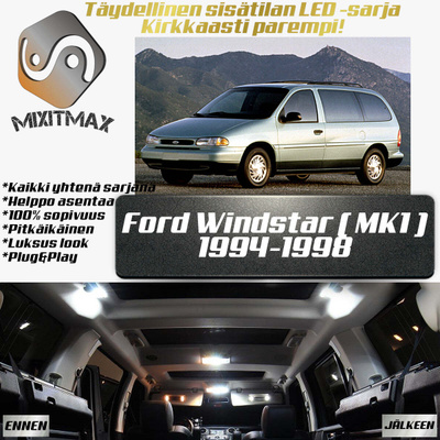 Ford Windstar (MK1) Sisätilan LED-sarja 9-osainen