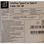 Punainen Realme/Oppo/OnePlus USB C -> USB C johto /1m #32189 - pikkukuva 3