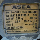 Sähkömoottori ASEA 0,18 kW 880 r/m - pikkukuva 2