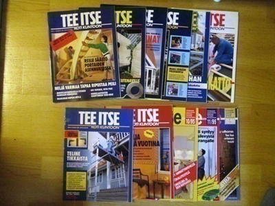 TEE ITSE- lehtiä.