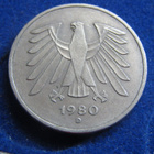 5 mark 1980D. Länsi-Saksa. West Germany - pikkukuva 2