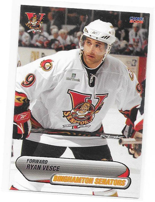 2006-07 Binghampton Senators #21 Ryan Vesce ex- HIFK farmi