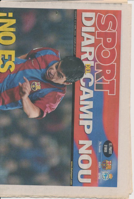 Jalkapallo otteluohjelma: Barcelona - Deportivo
