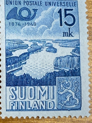 MAAILMANPOSTILIITTO 75 VUOTTA**
